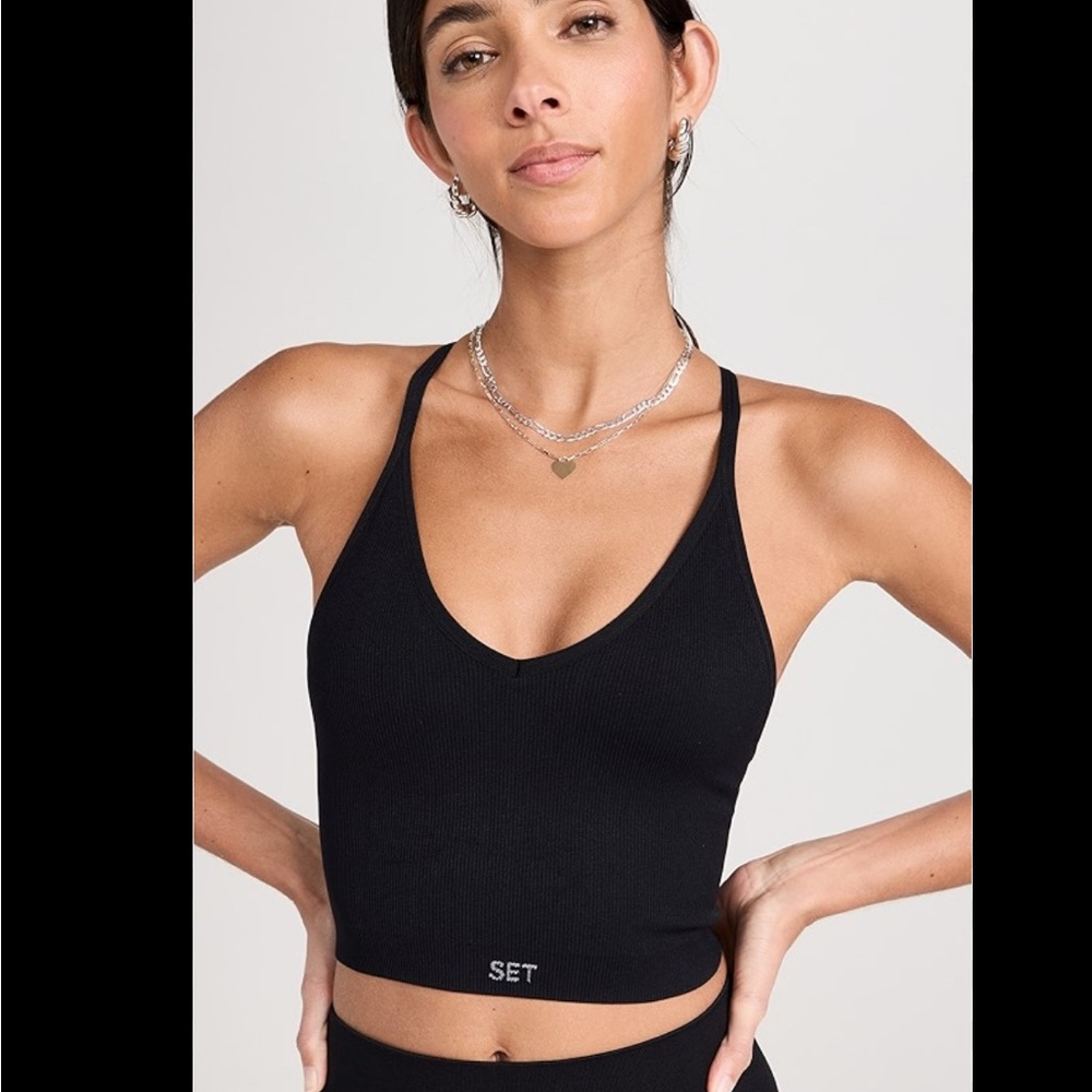 Set Active Sculptflex Ribbed V Bra